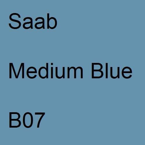 Saab, Medium Blue, B07.